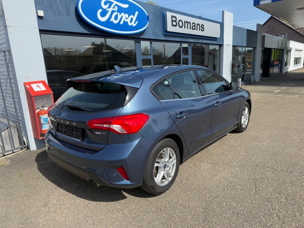 Ford Focus Connected 5D 1.0I MHEV 125PK M6, Stof, Gebruikt, Blauw, 5 deurs