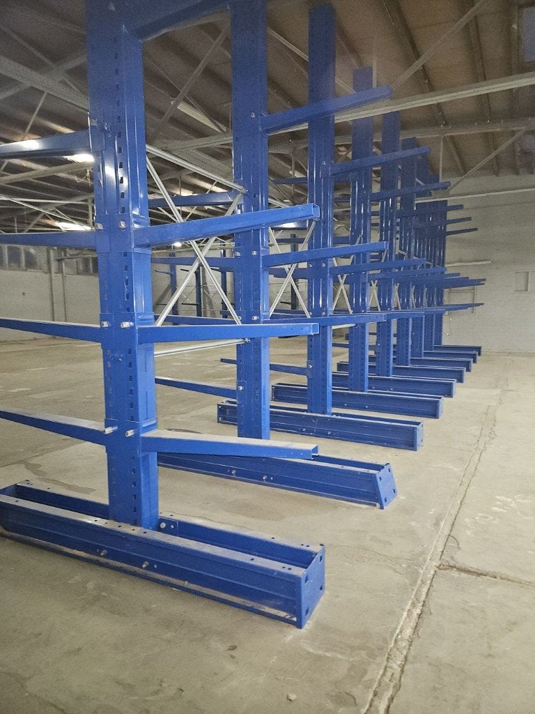 Draagarmstelling De Bruyn CantiBlok 28 staanders 4,5 m, Ophalen