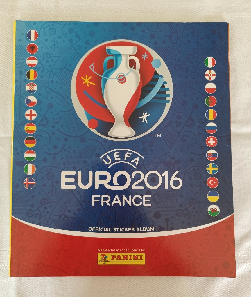 Album Panini vide pour l'Euro 2016, Enlèvement ou Envoi, Comme neuf, Plusieurs autocollants