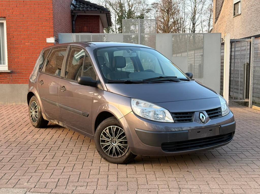 Renault megan senic 1.4i benzine gekeurd!, Autos, Renault, Argent ou Gris, Achat, Boîte manuelle, Noir