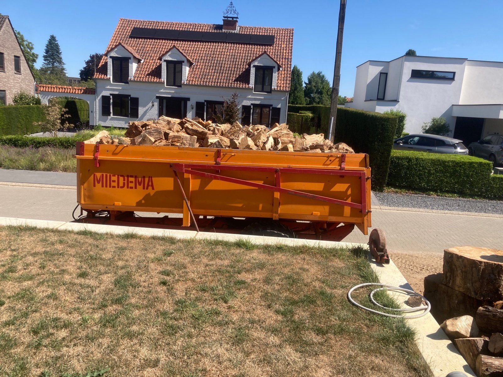 Mélange forestier de bois de chauffage sec, 6 m³ ou plus, Enlèvement, Autres essences de bois, Troncs d'arbres