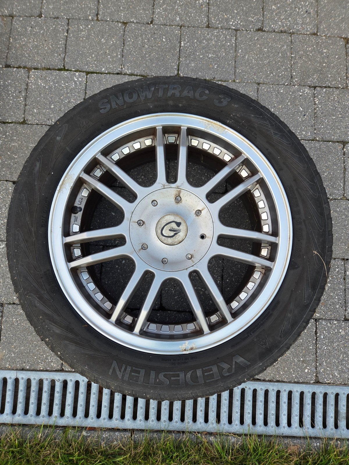 16 inch winterwielenset Audi A3 – 205/55 R16, Ophalen, Gebruikt, 16 inch, Band(en)