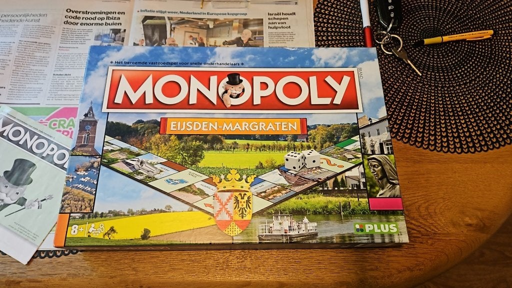 jeu de plateau new Monopoly Eijsden - Margraten Monopolie, 1 ou 2 joueurs, Enlèvement ou Envoi, Neuf, Monopoly