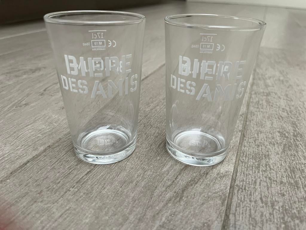 2 glazen biere des amis, Ophalen, Zo goed als nieuw