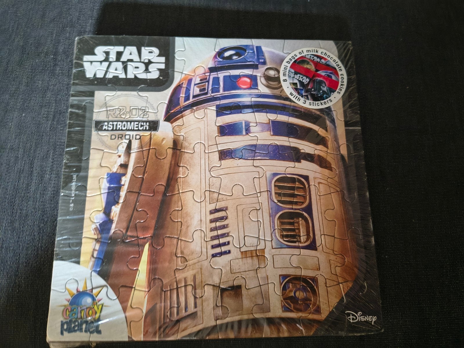 Star wars droid puzzle +3 stickers+ cookies (sealed), Ophalen of Verzenden, Nieuw, Overige typen