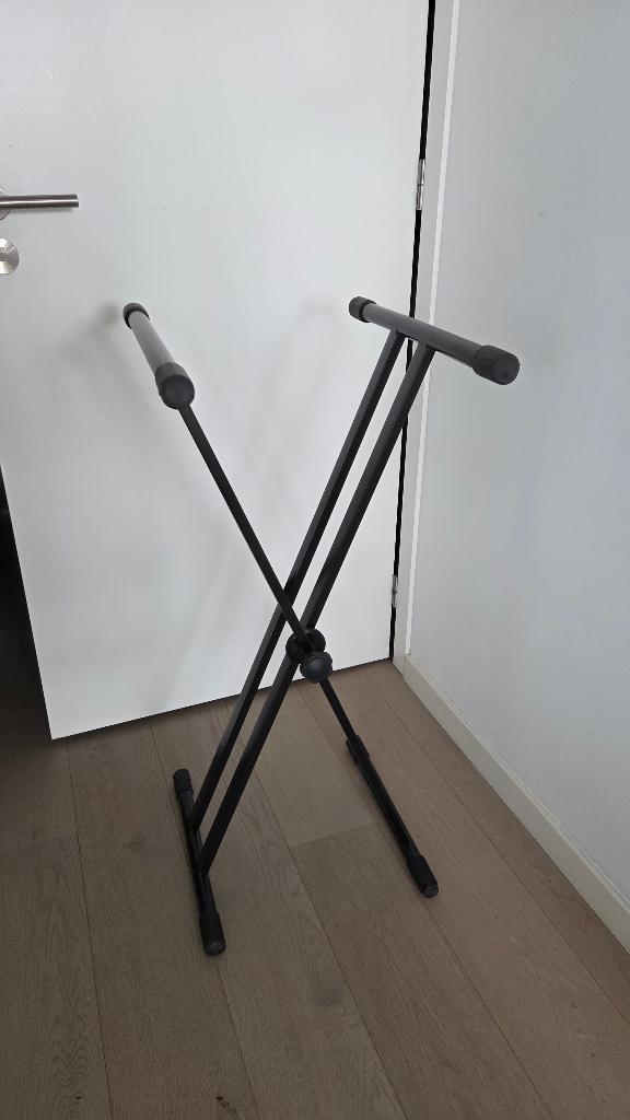 Inox keyboard statief "X", Muziek en Instrumenten, Keyboards, Ophalen, Gebruikt, Overige merken, Met standaard