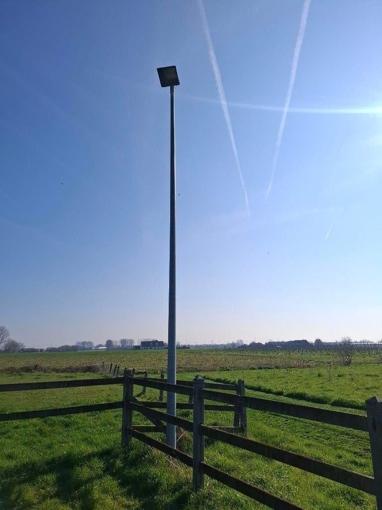 Verlichtingspaal Conisch 2 stuks, Ophalen, Gebruikt, Staal, 250 watt of meer