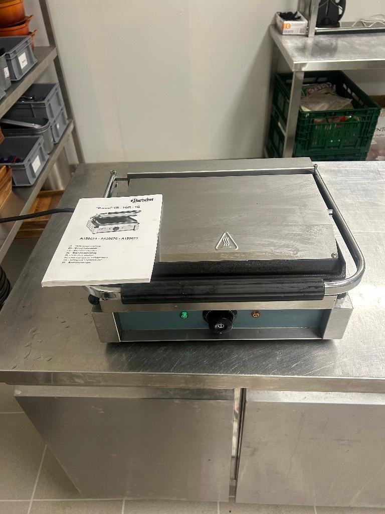 Bartscher Panini - Contactgrill, Ophalen, Gebruikt, Fornuis, Frituur en Grillen