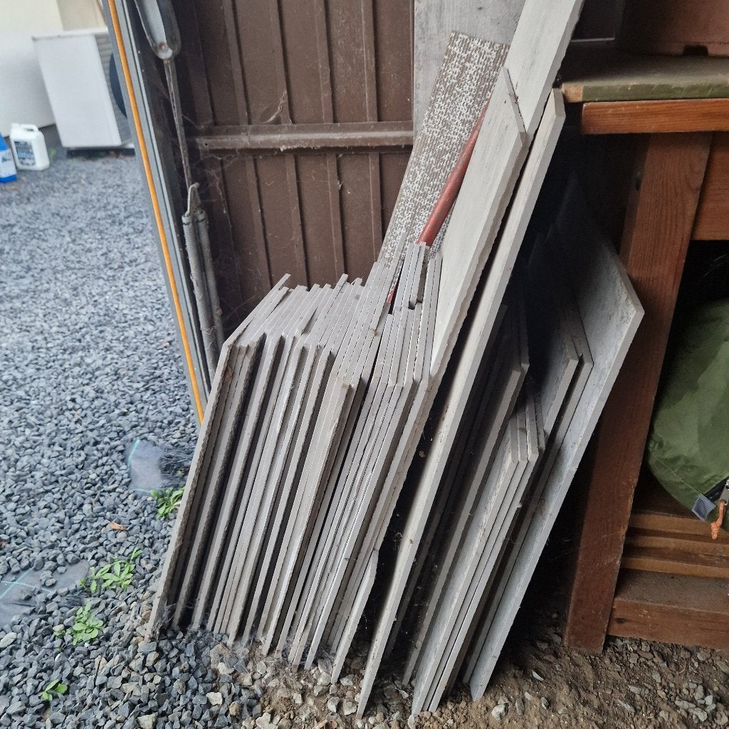 Stukken wandtegels betonlook, Ophalen, Overige materialen, Overige typen, Nieuw