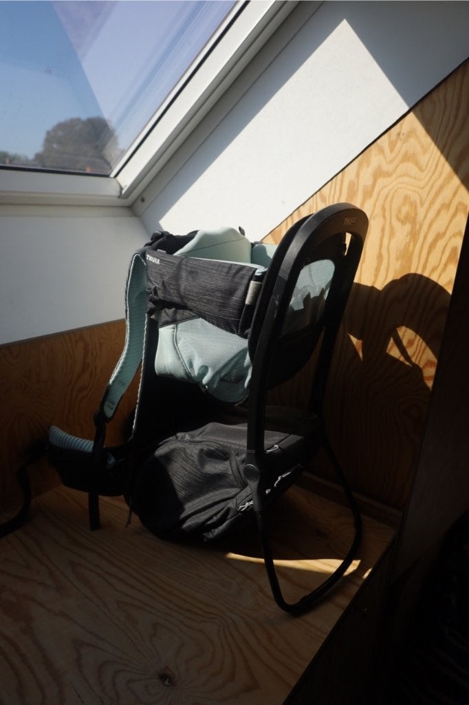 Thule rugdrager sapling black, Kinderen en Baby's, Zo goed als nieuw, Rug, Ophalen, Overige merken