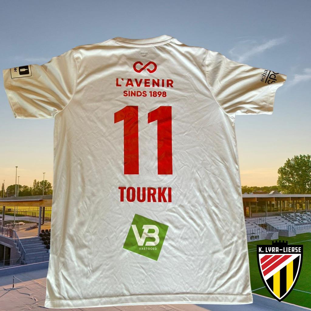 Matchworn shirt | K. Lyra-Lierse | Akram Tourki, Sport en Fitness, Voetbal, Gebruikt, Shirt, Service@jako.com, Maat M