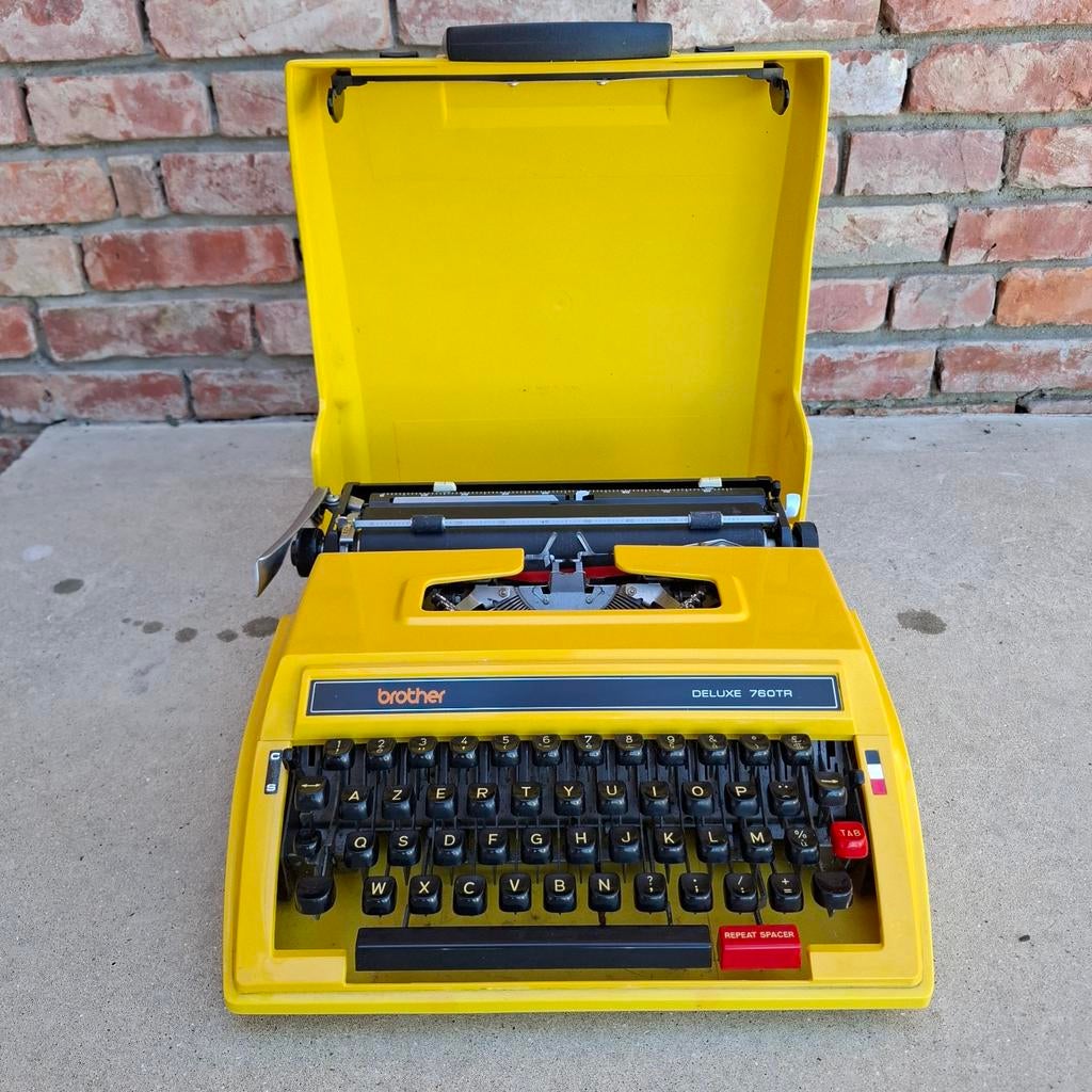 Brother deluxe 760TR typmachine, Diversen, Typemachines, Ophalen, Zo goed als nieuw