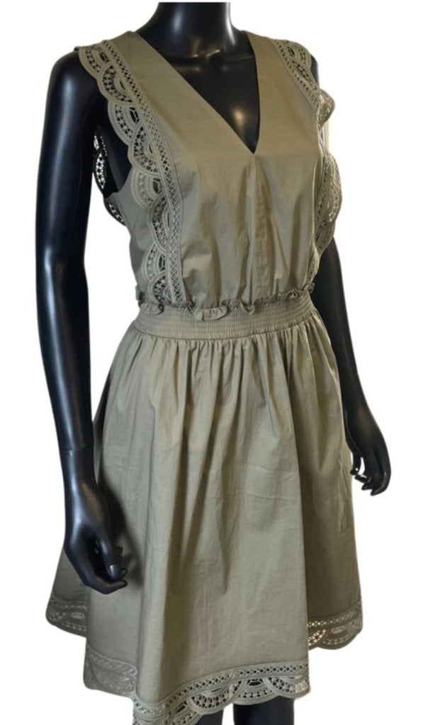 Twinset jurk, Kleding | Dames, Twinset, Zo goed als nieuw, Groen, Ophalen