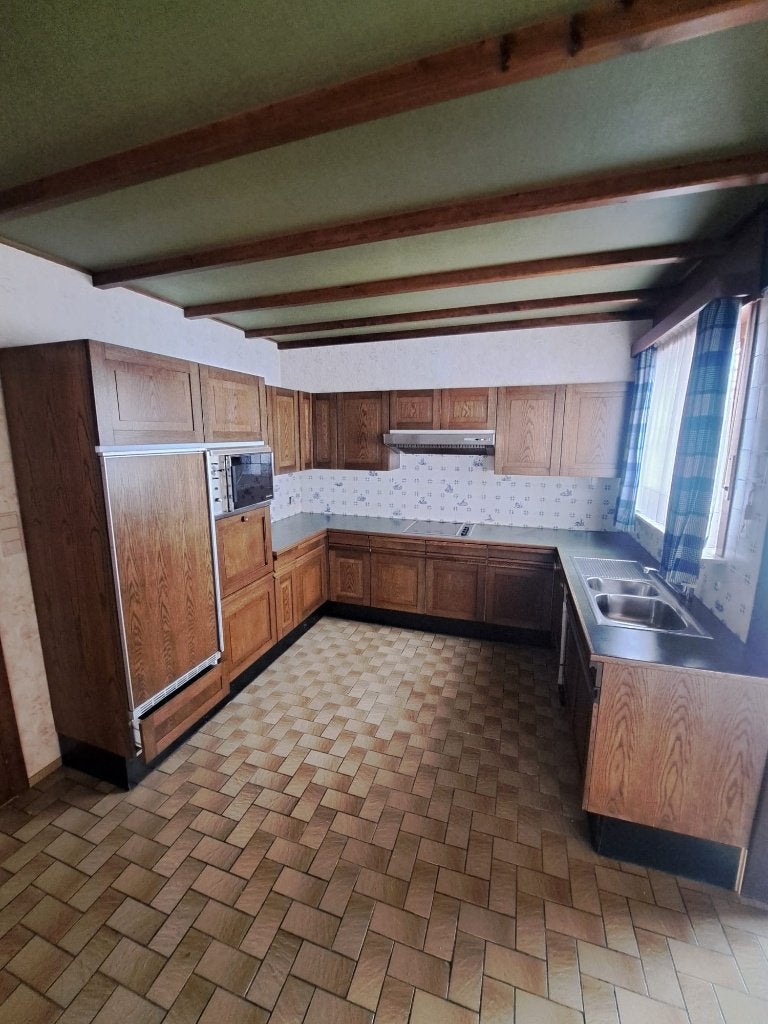 Massief eiken keuken, Huis en Inrichting, Ophalen, Gebruikt, U-keuken