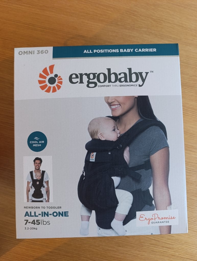 Draagzak Ergobaby omni 360 (cool air mesh), Autres marques, Porte-bébé, Comme neuf, Enlèvement