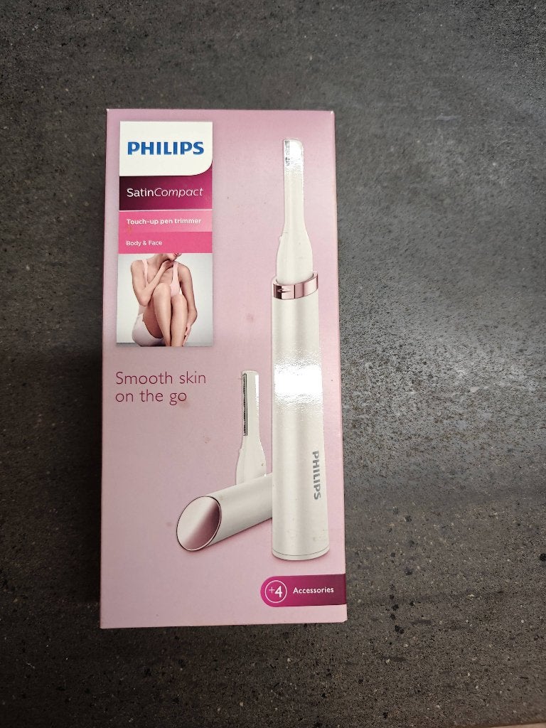 Philips Satin compact touch up pen trimmer, Ophalen, Nieuw, Scheren en Epileren