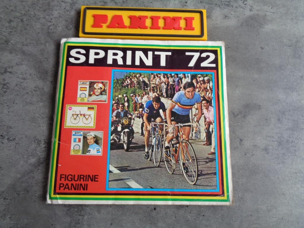 PANINI SPRINT 71 STICKER ALBUM WIELRENNERS 1971 volledig, Hobby en Vrije tijd, Stickers en Plaatjes, Sticker, Ophalen of Verzenden