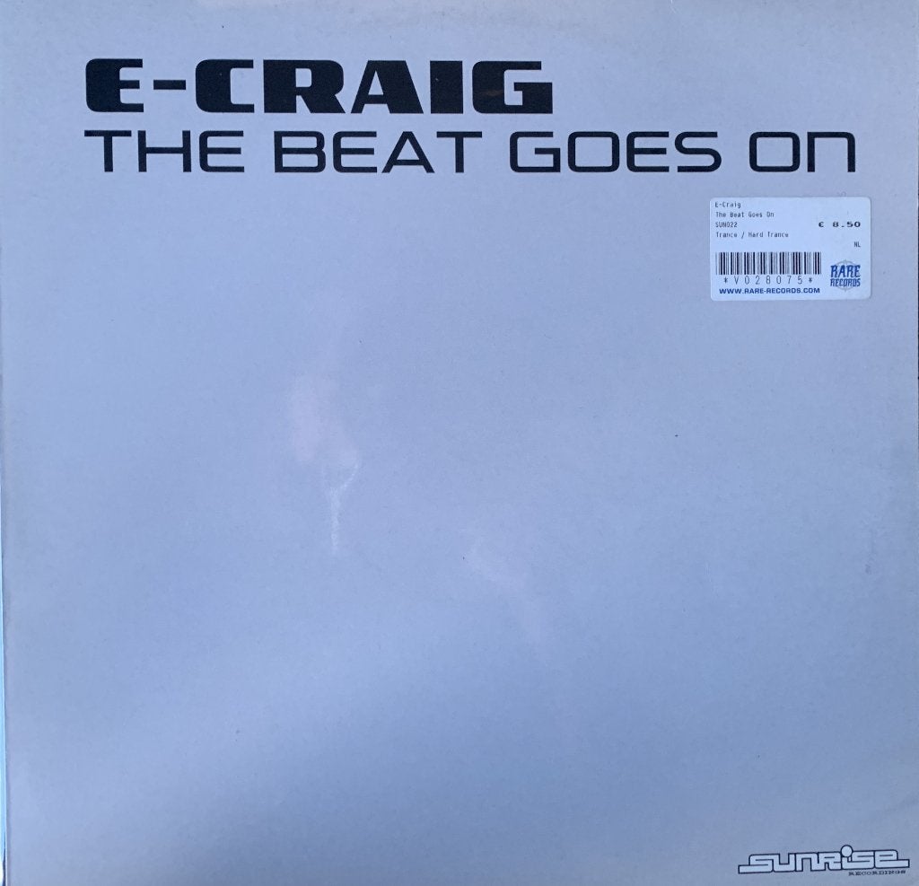 E-*GRAIG  THE BEAT GOES ON, Cd's en Dvd's, Ophalen of Verzenden, Trance