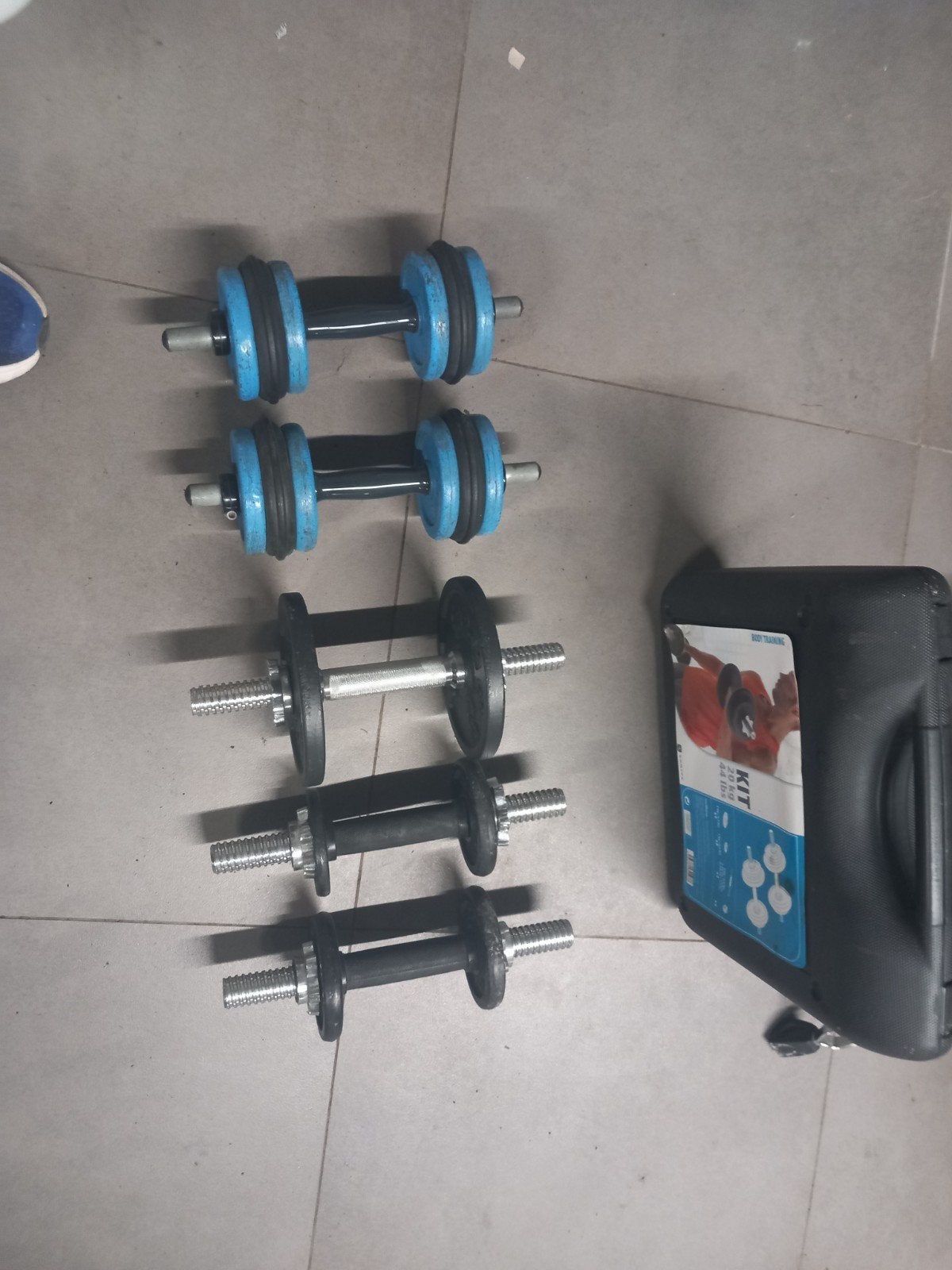 Gewichten, Ophalen, Gebruikt, Armen, Dumbbell