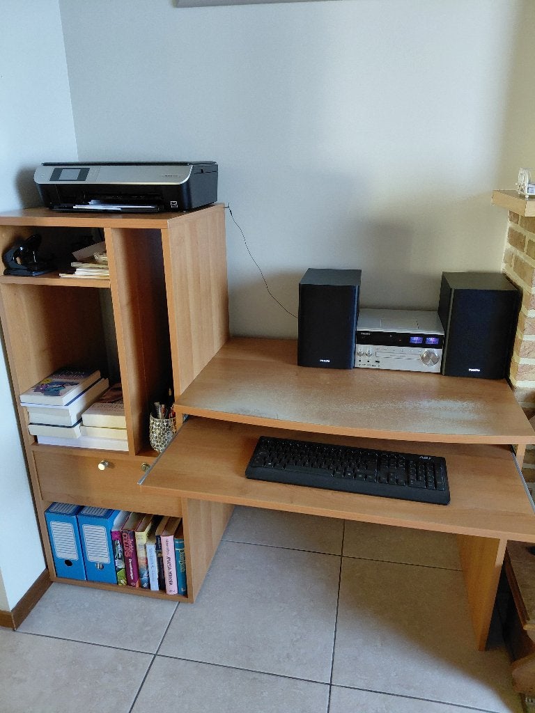 Bureau, Maison & Meubles, Autres marques, Utilisé, Avec tiroirs, Bois