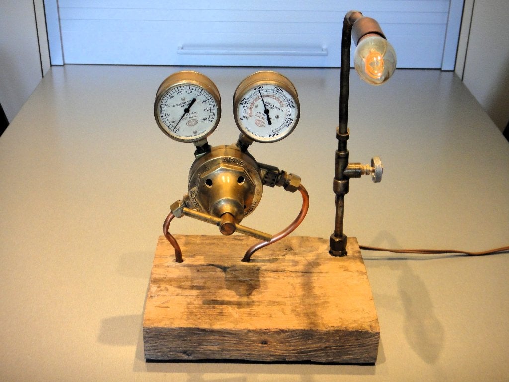 Steampunk sfeerlicht!, Antiek en Kunst, Curiosa en Brocante, Ophalen of Verzenden