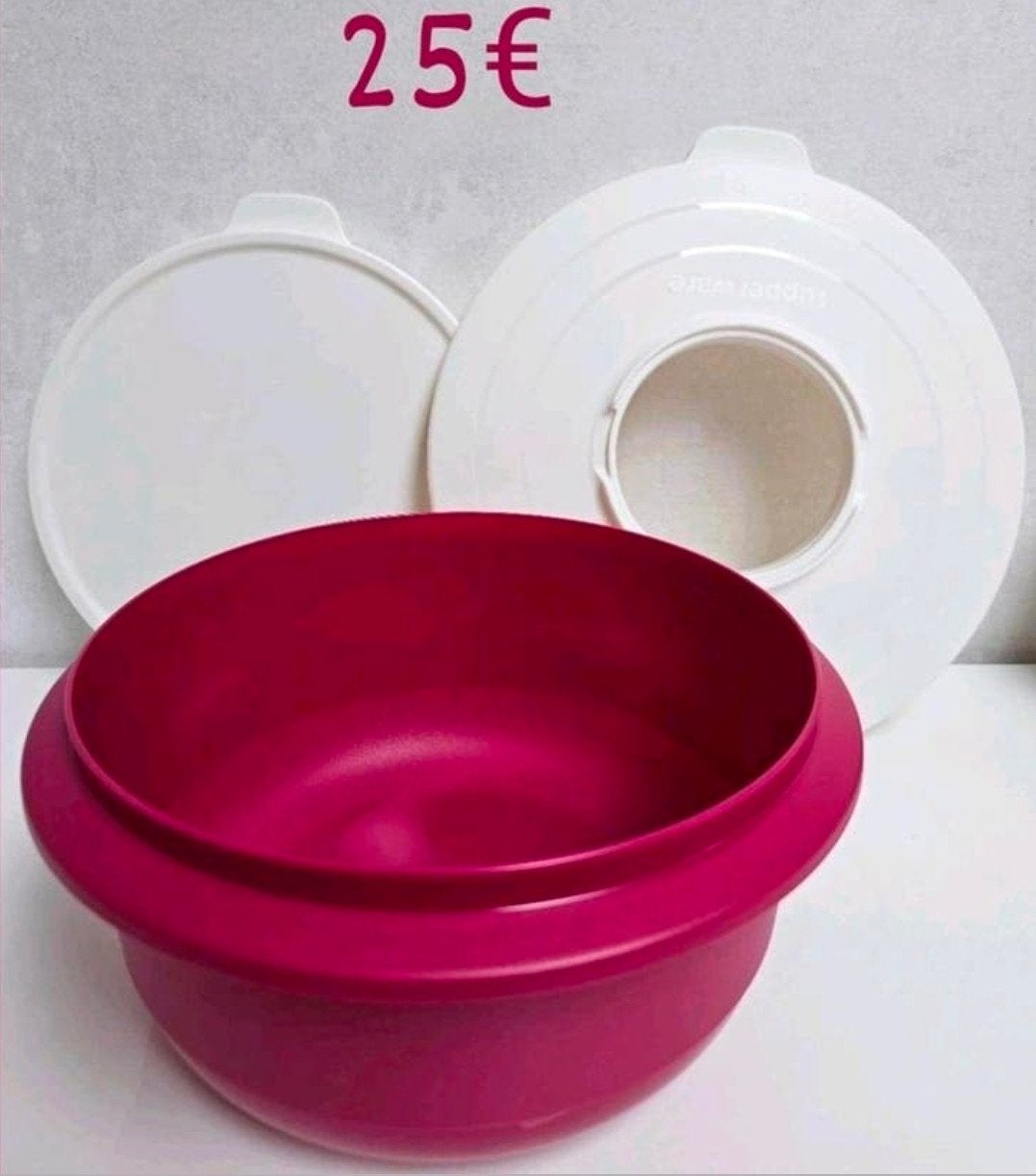 Bol à mélanger Tupperware Ultimate + tampon anti-éclaboussur, Enlèvement ou Envoi, Neuf