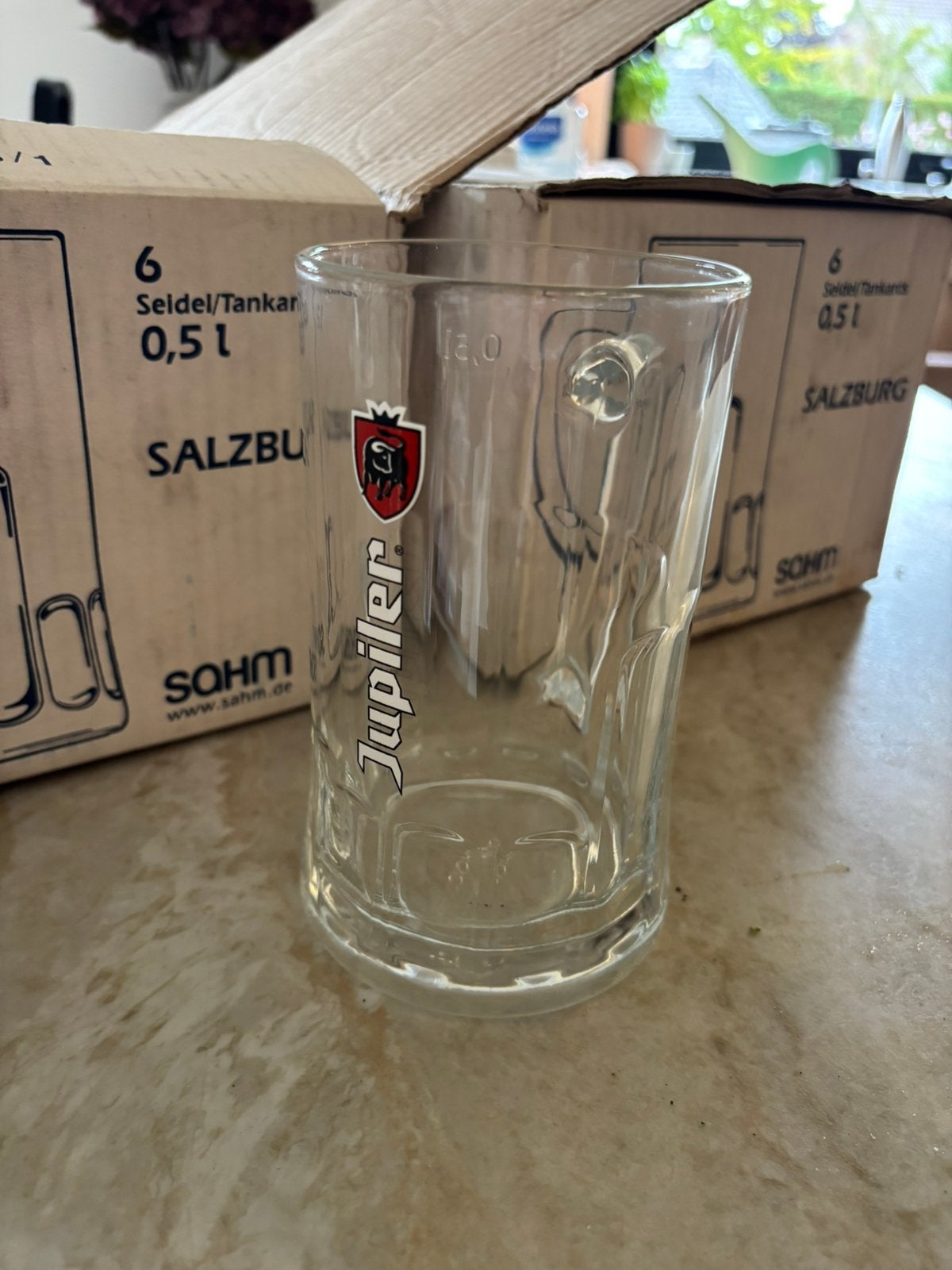 12 bierglazen Oktoberfest, Ophalen, Zo goed als nieuw