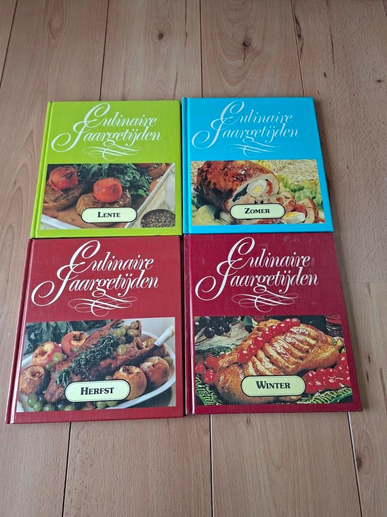 Culinaire jaargetijden lente-zomer-herfst-winter, Enlèvement, Comme neuf