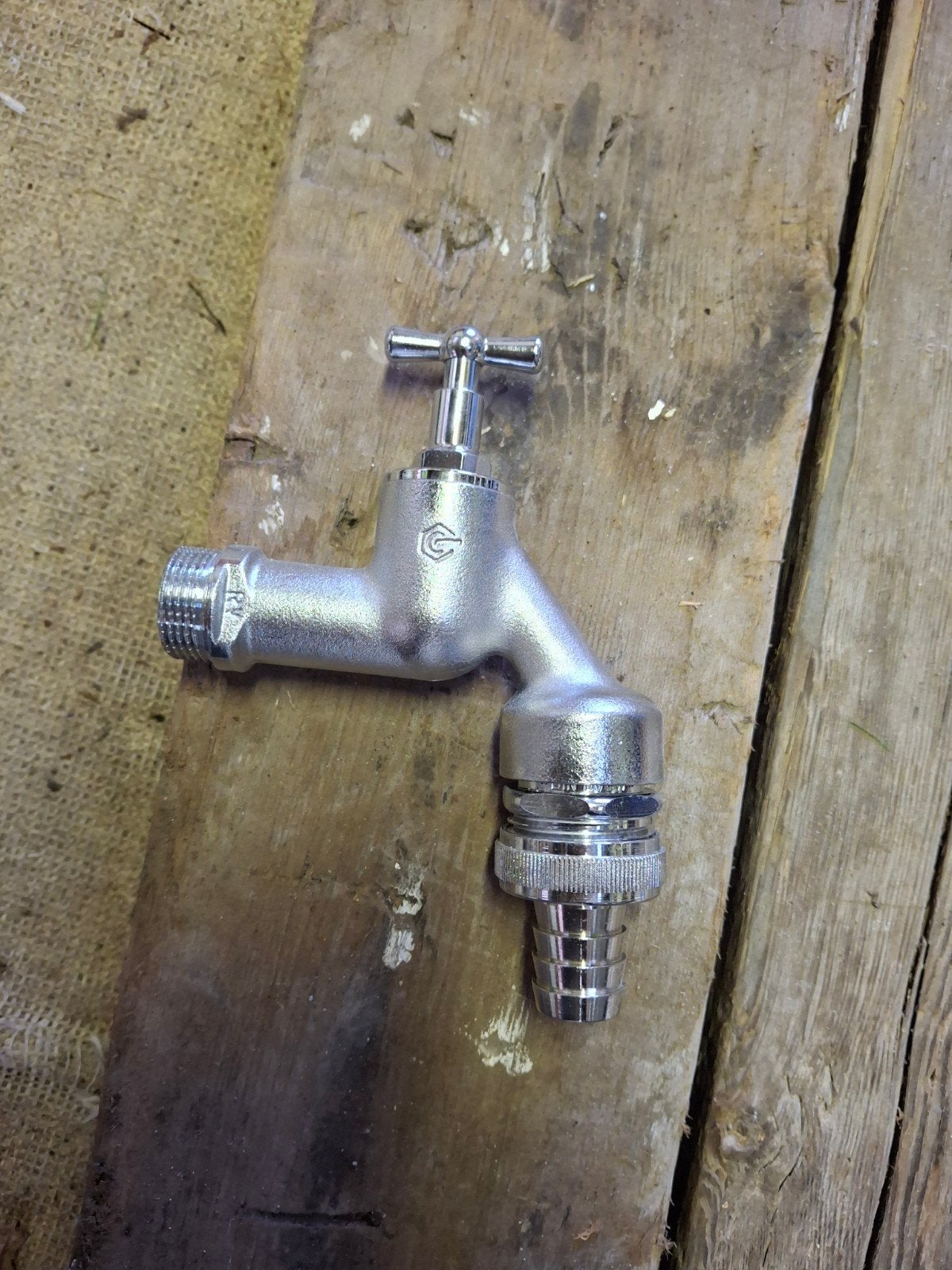 dubbel dienst kraan, Ophalen, Nieuw, Koper, Kraan