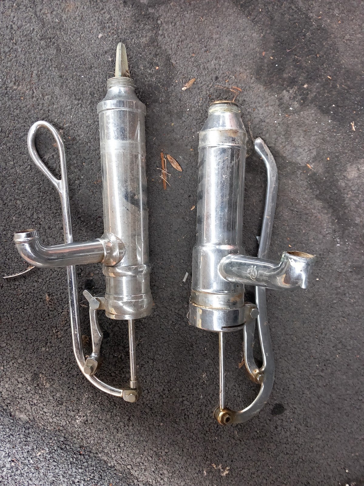 handpomp voor tanks, Ophalen
