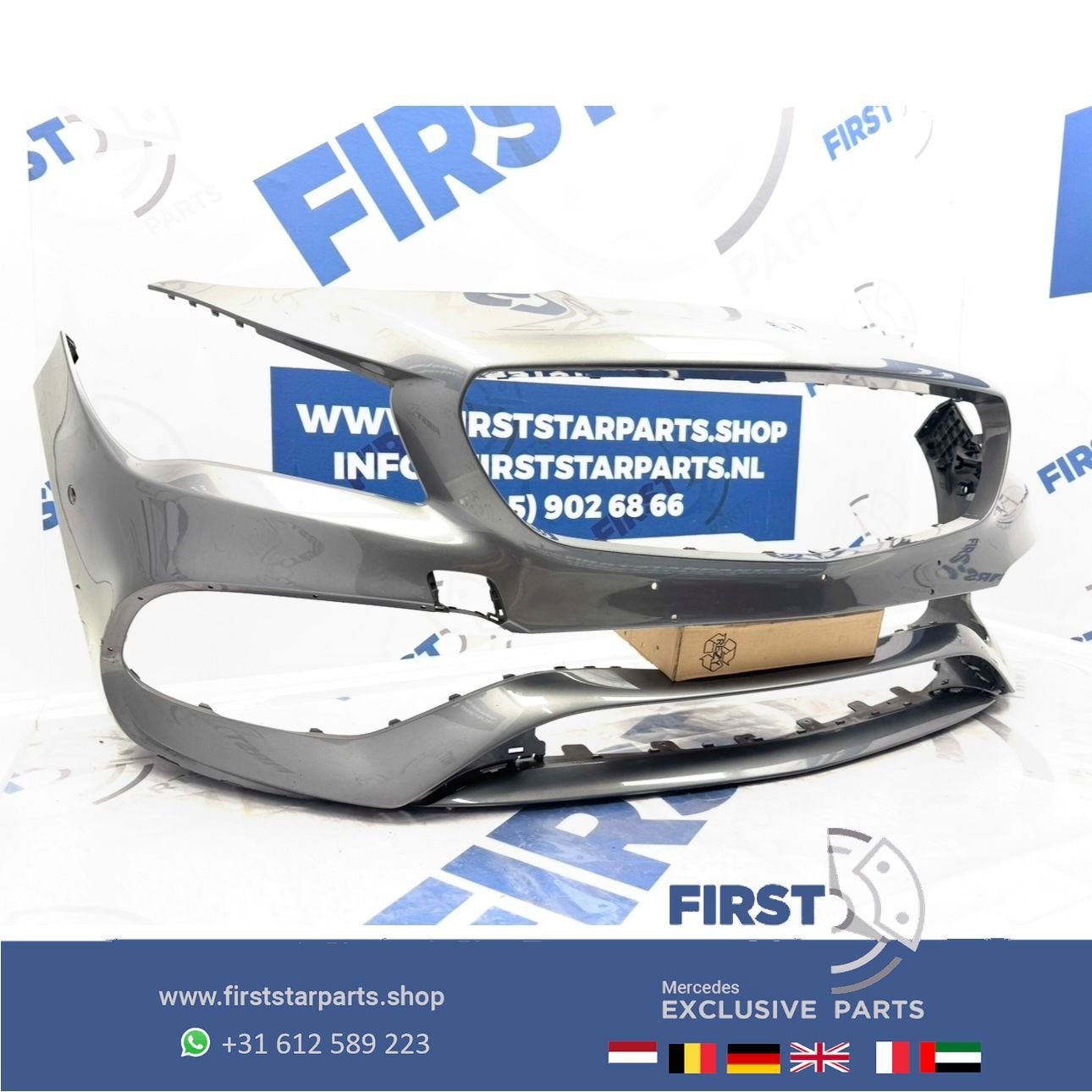 W117 BUMPER C117 X117 CLA45 FACELIFT AMG VOORBUMPER A1178809, Gebruikt, -, Voor, Ophalen of Verzenden