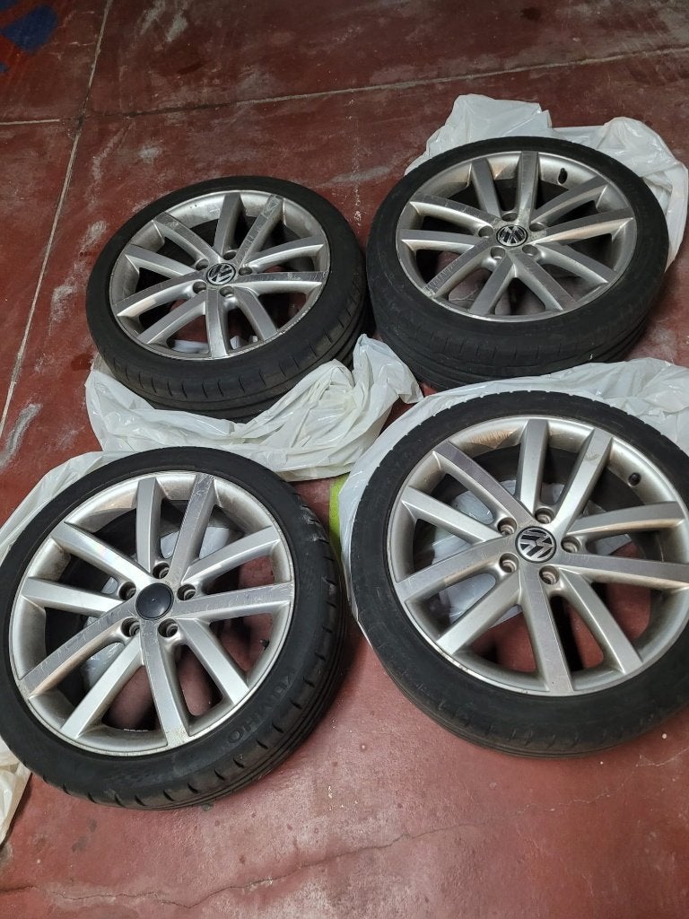 18-inch Vancouver velgen met banden, Auto-onderdelen, Banden en Velgen, Ophalen, Gebruikt, Banden en Velgen, Personenwagen