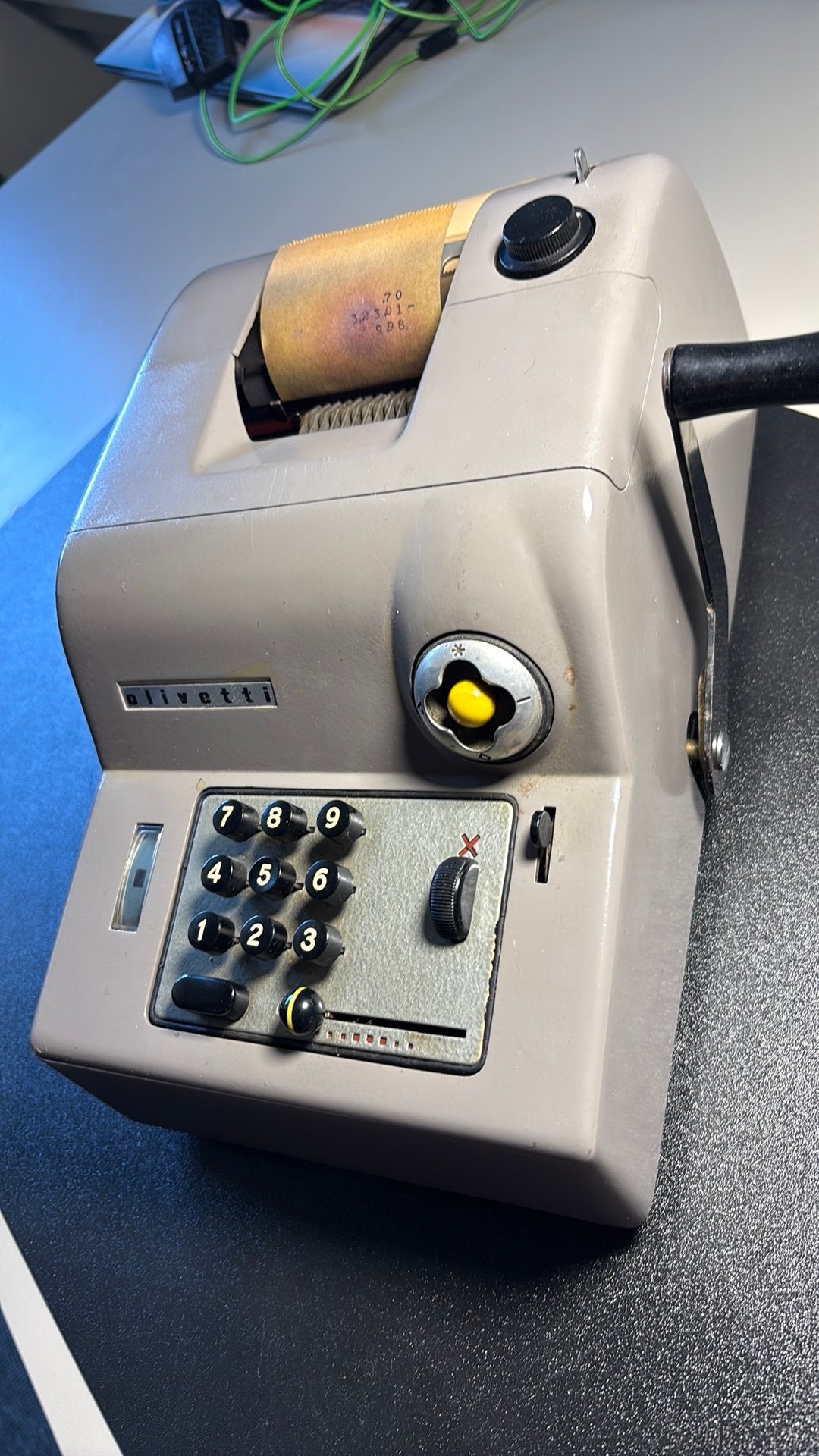 Olivetti summa 15, Ophalen