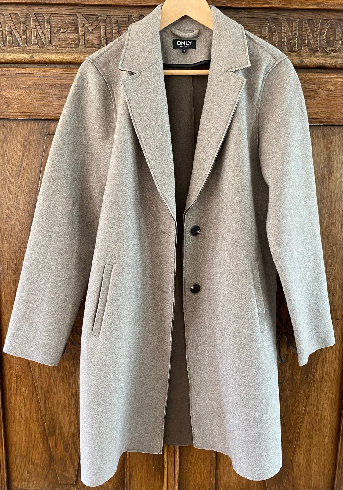 Beau manteau droit pour l'automne, Vêtements | Femmes, Enlèvement ou Envoi, Comme neuf, Taille 36 (S)