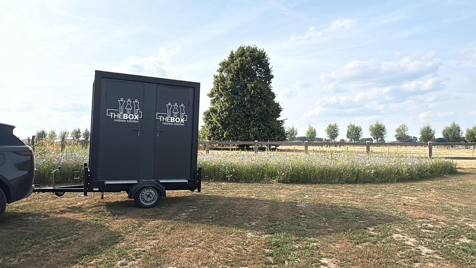 Toiletwagen, mobiele toiletten, Enlèvement
