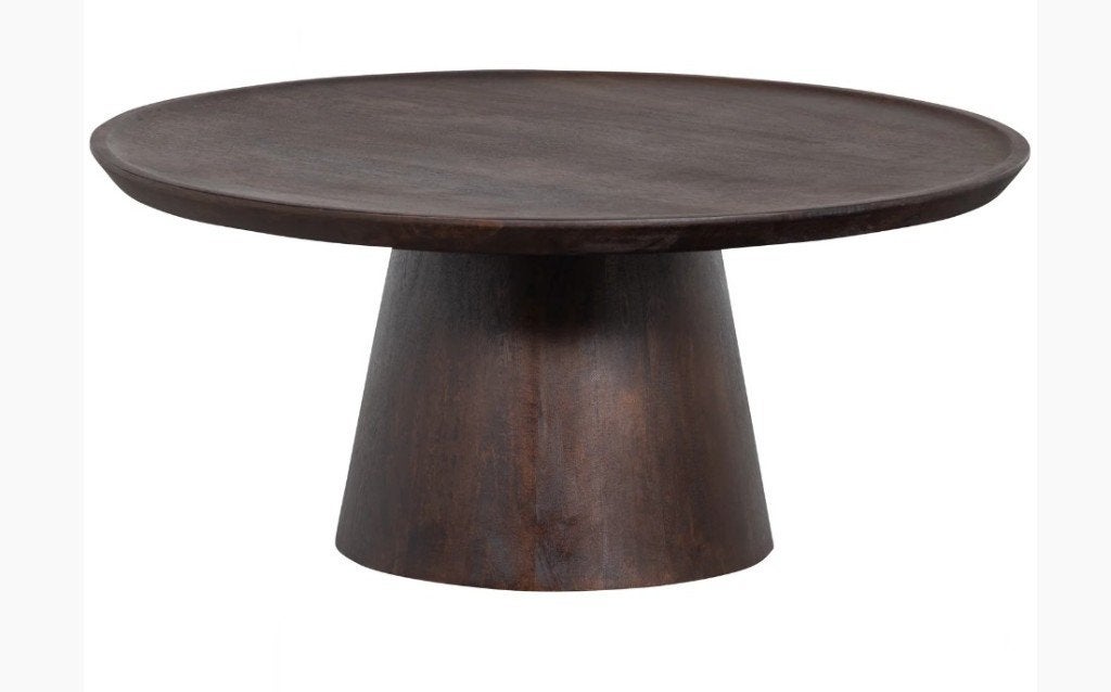 WOOOD Salon Tafel, Ophalen, Overige materialen, 50 tot 100 cm, Walnoot hout