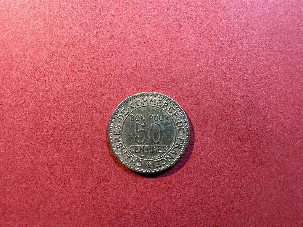 France - 50 Centimes 1924 (Chambres de Commerce) (#358#), Enlèvement ou Envoi, France, Monnaie en vrac
