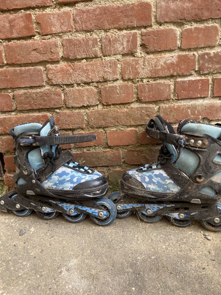 rolschaatsen jongeren 8-9 j Abec 7 maat 33-37 gratis, Ophalen, Gebruikt, Kinderen