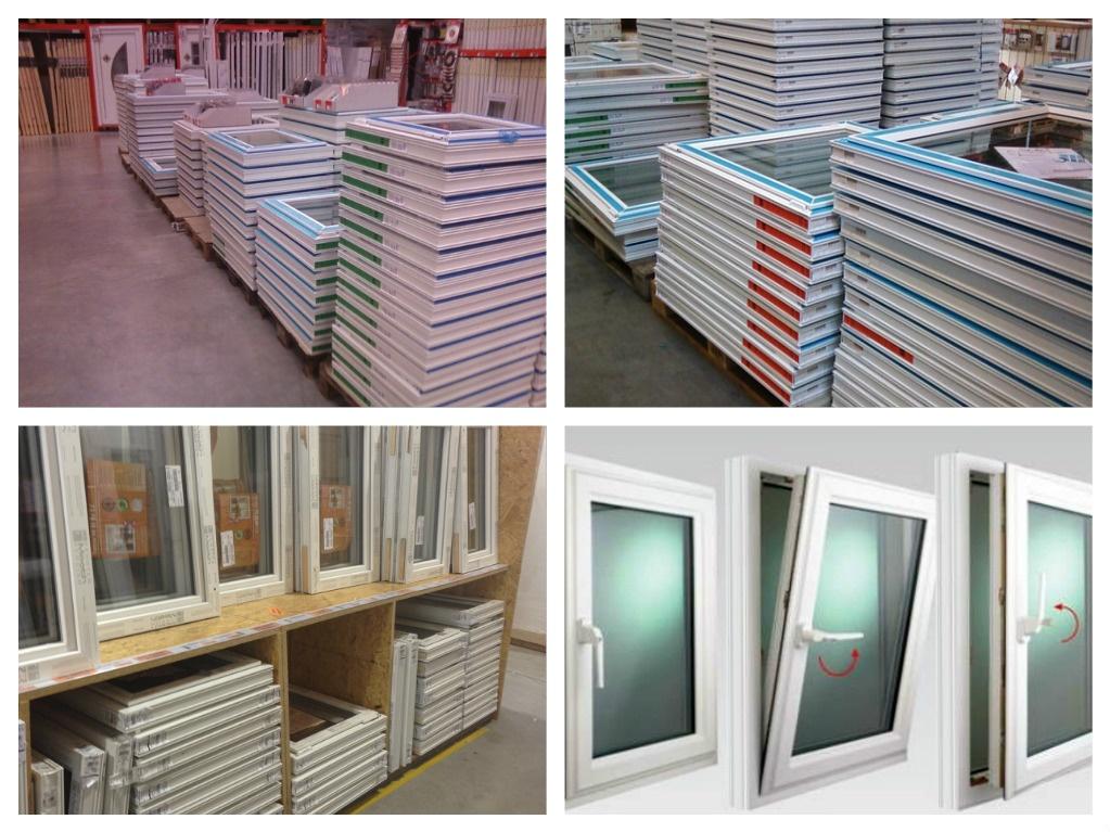PVC-FRAME MET DUBBELE BEGLAZING — GROTE VOORRAAD, Ophalen of Verzenden, Nieuw