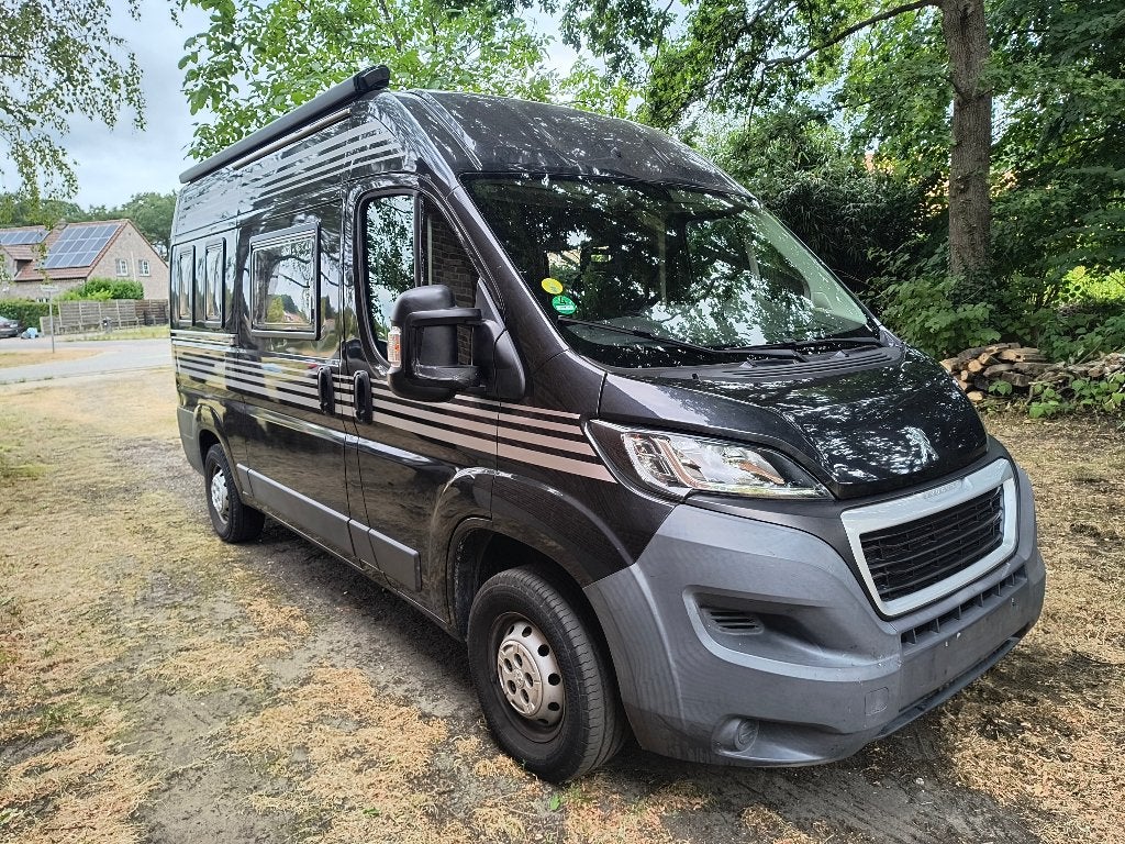 Buscamper Peugot Boxer, Caravanes & Camping, Camping-cars, Siège de train, Autres marques, Boîte manuelle, Onduleur