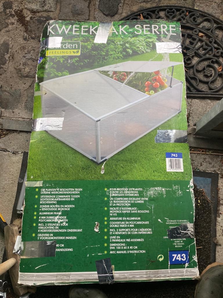 kweekbak/serre, Tuin en Terras, Ophalen, Zo goed als nieuw