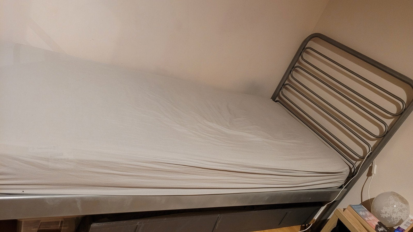 Bed 90200, 90 cm, Gris, Une personne, Enlèvement