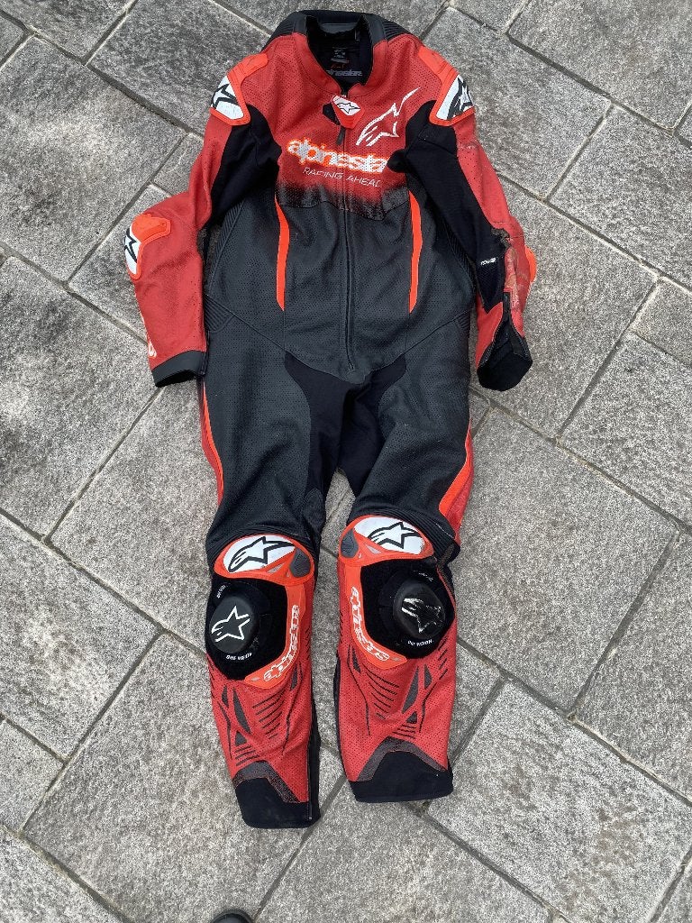 Combinaison Alpinestars GPR-7 avec airbag intégré Tech-Air7X, Motoren, Kleding | Motorkleding, Ophalen, Alpinestars, Tweedehands