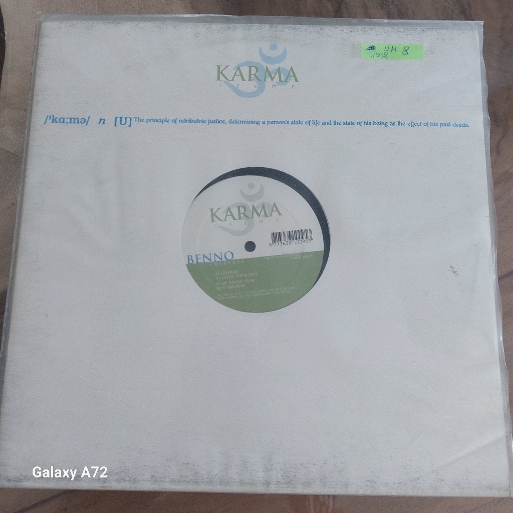 benno freefall 12 inch maxi, CD & DVD, Vinyles | Dance & House, 12 pouces, Trance, Enlèvement ou Envoi, Comme neuf