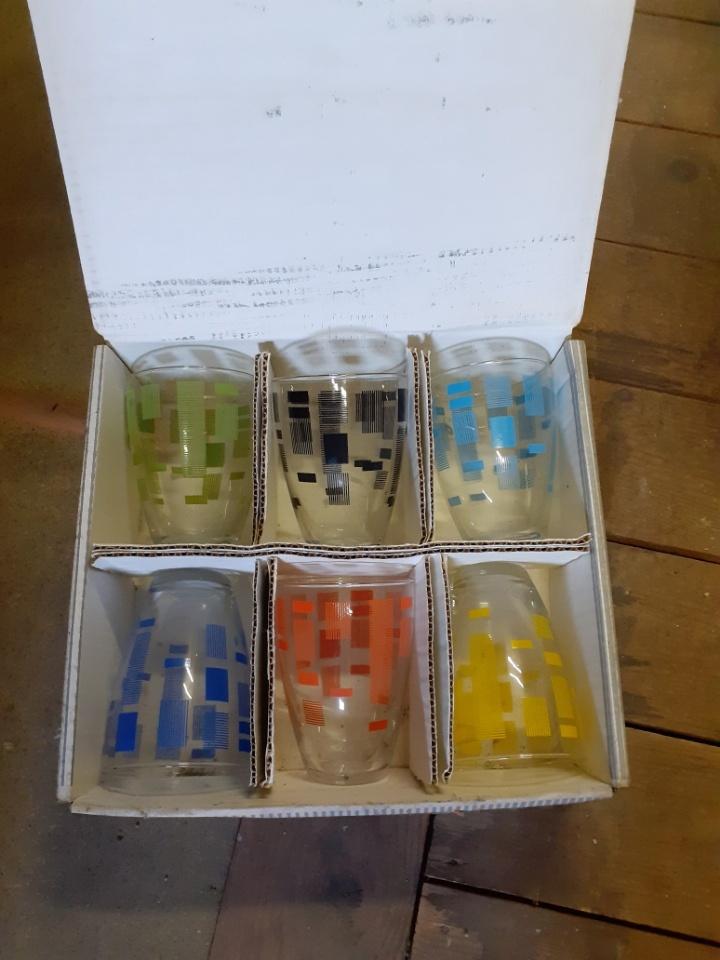 vintage drinkglazen limonadeglazen, Verzamelen, Glas en Drinkglazen, Ophalen