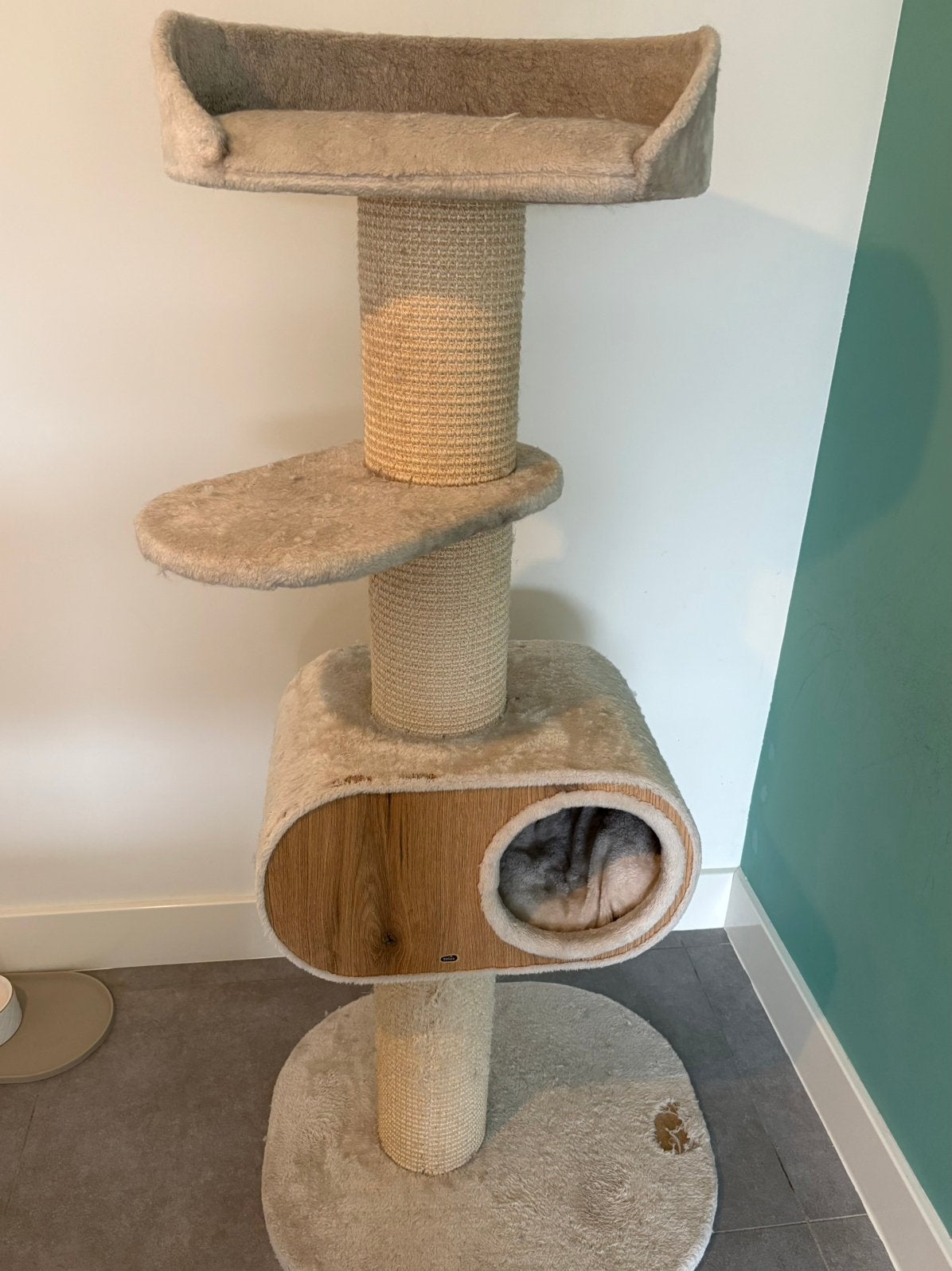 Kattenpaal, Dieren en Toebehoren, Krabmeubelen, Ophalen, Zo goed als nieuw