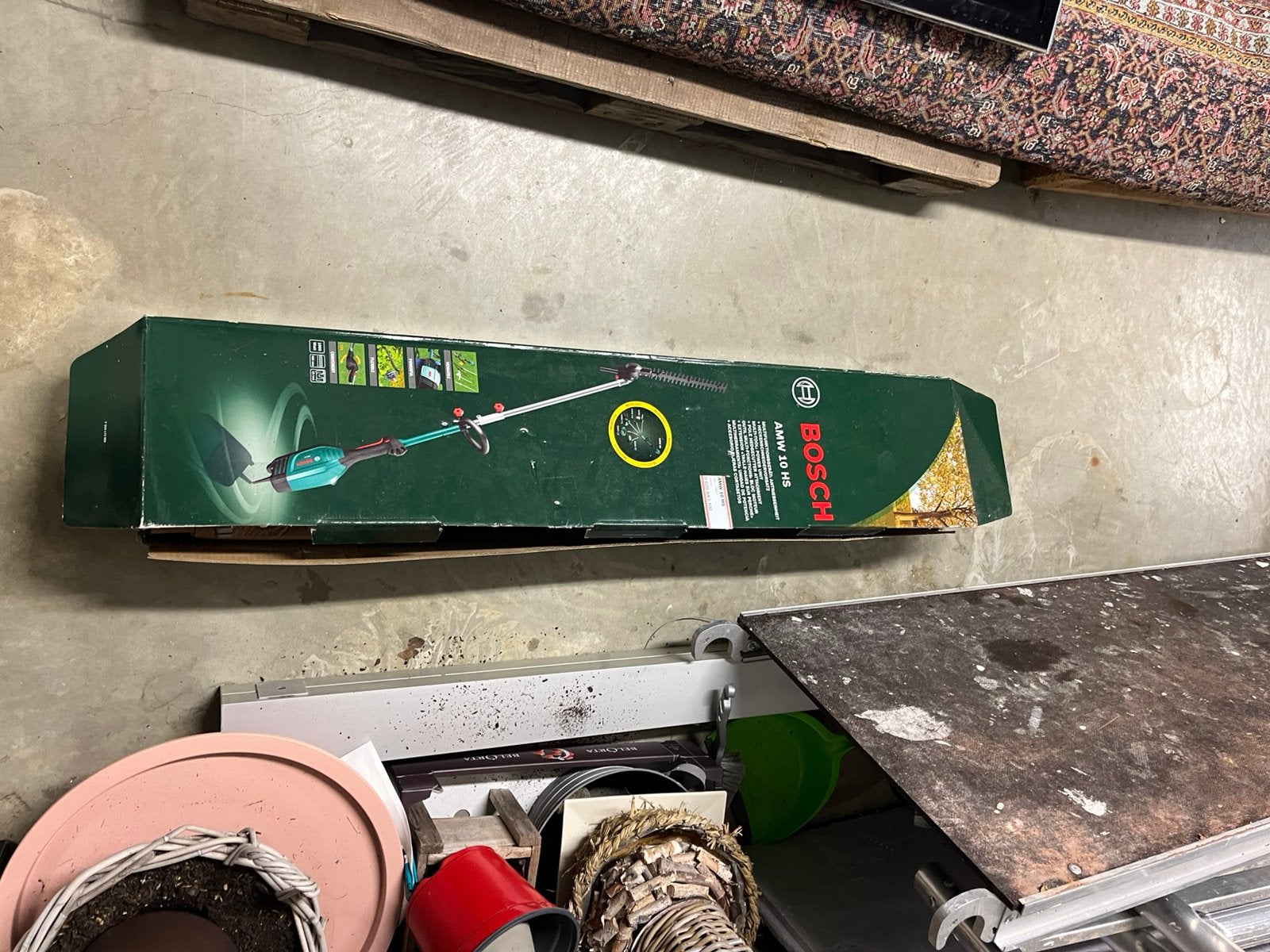 Bosch AMW 10 HS Multitool Heggenschaar op Steel – In Doos, Ophalen, Zo goed als nieuw