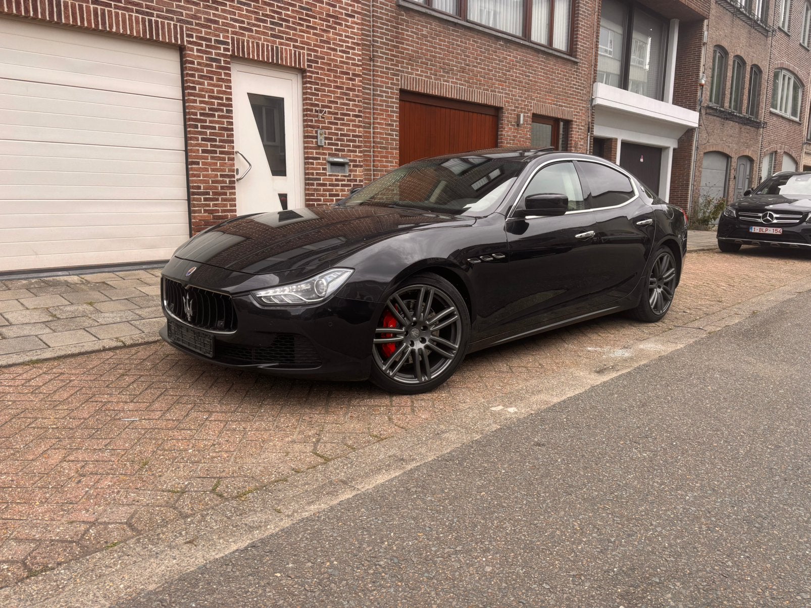 Maserati Ghibli 3.0d V6, Auto's, Automaat, Zwart, Leder, Diesel