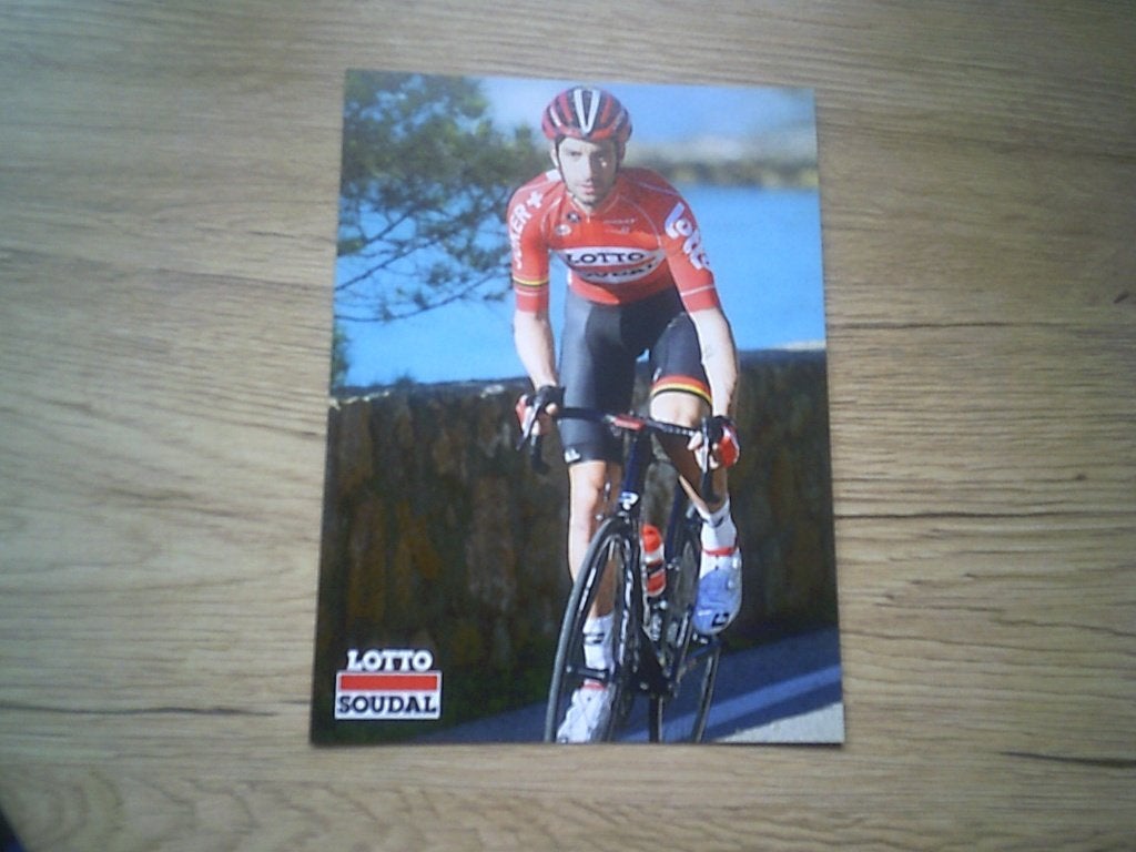 UKKEL: Wielrenner - Kenny Dehaes - Lotto - Soudal - 2014, Ophalen of Verzenden, 1980 tot heden, Ongelopen, Sport en Spel
