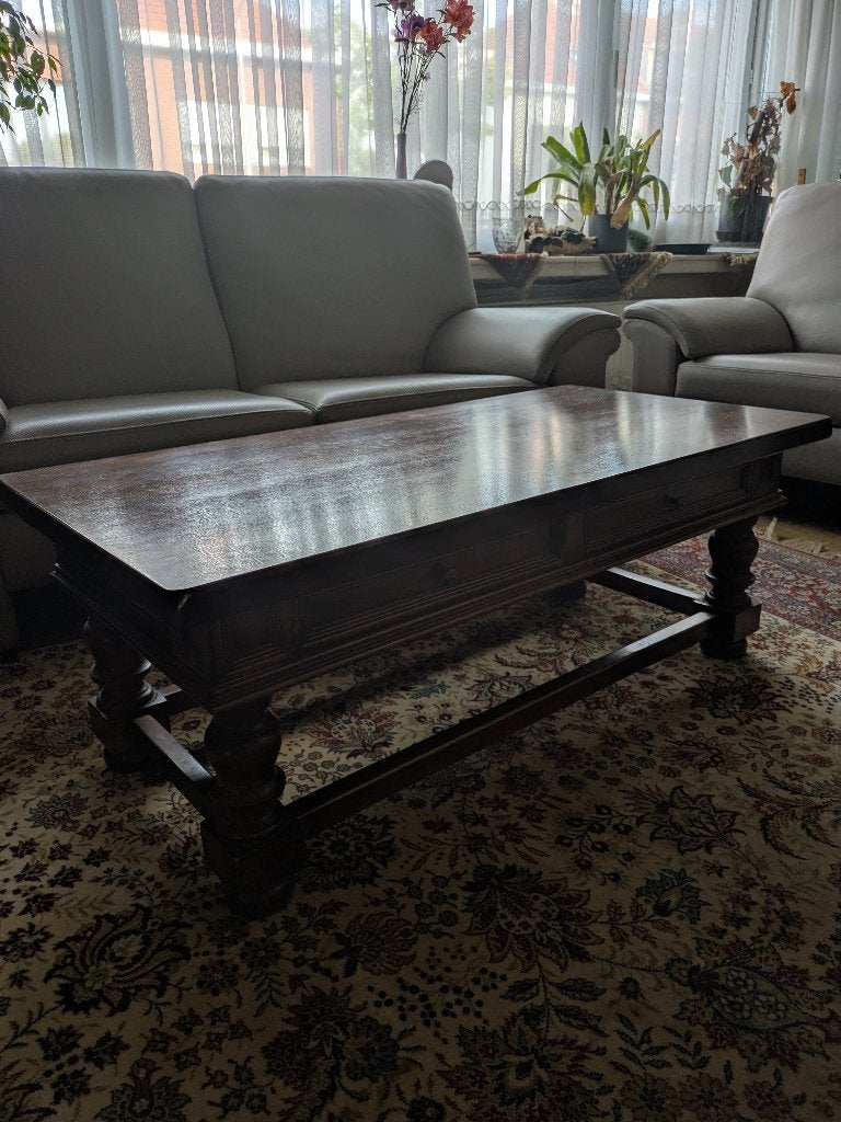 Salontafel, Huis en Inrichting, Tafels | Salontafels, Ophalen, Gebruikt, 100 tot 150 cm, Klassiek